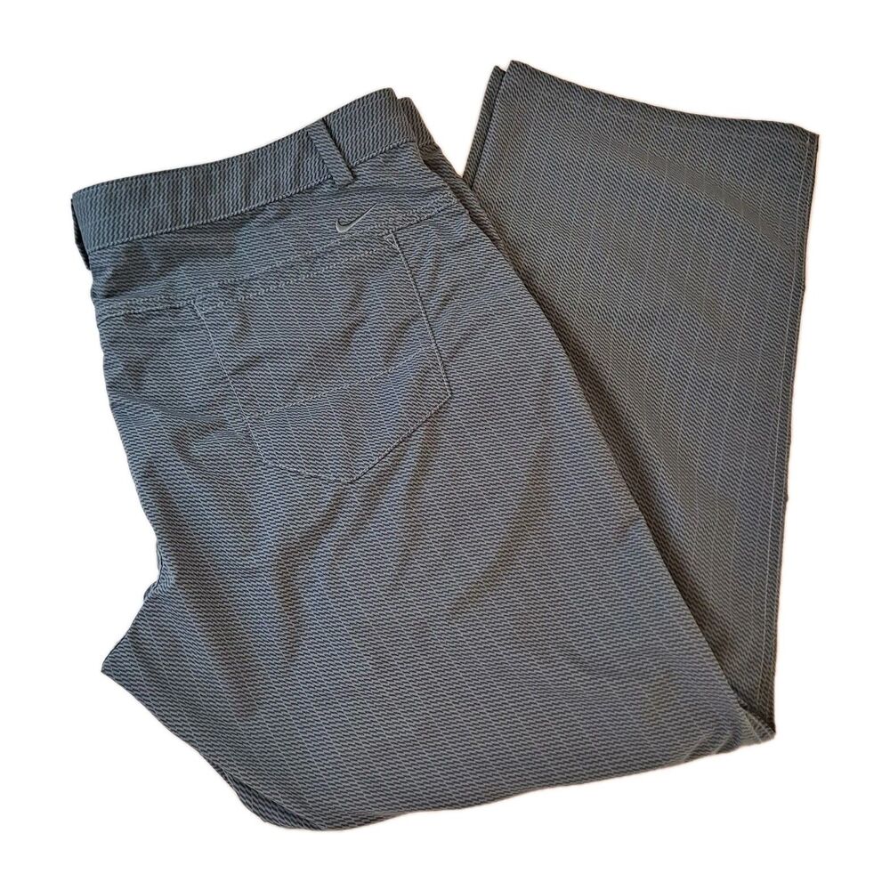 Nike Golf Mens Tour Performance Pants Size 40x32(40×28-1/2) Gray Dri-Fit